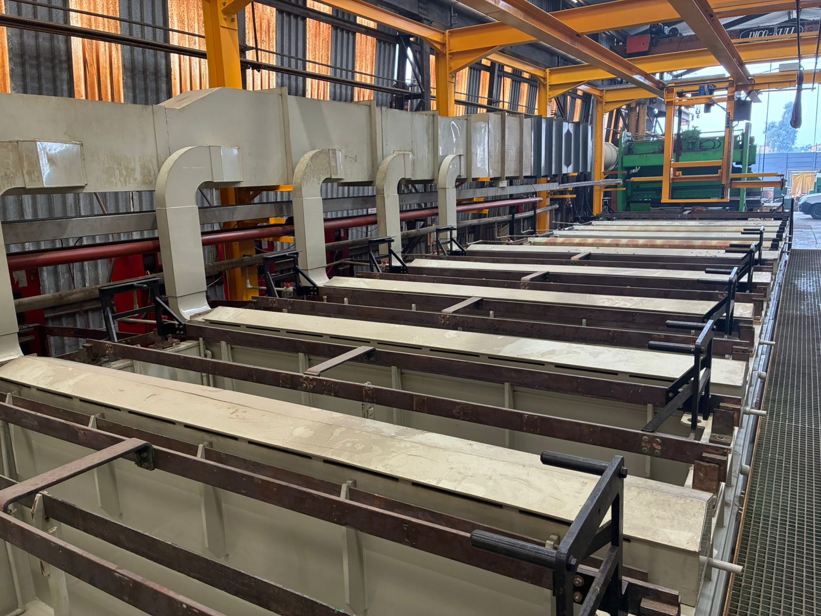 Plating line tanks